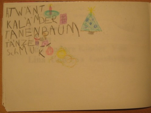 Weihnachten mit der Anlauttabelle