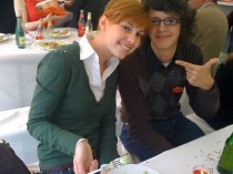 Lars und ich beim Spiegel-Fest