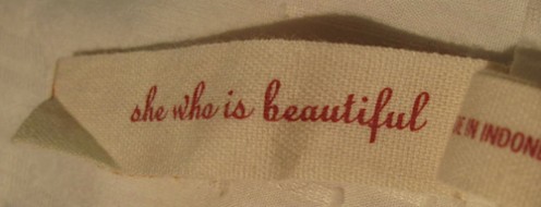 She who is beautiful She who is beautiful