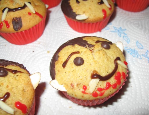 Vampir-Vanille-Muffins