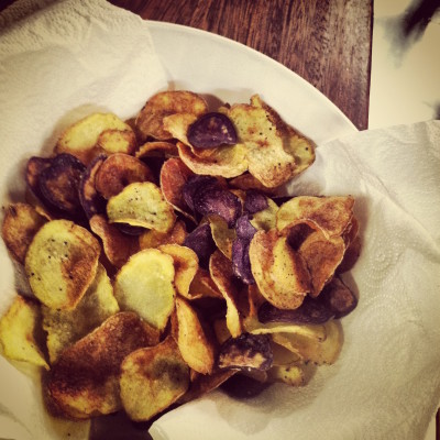Küchenstolz: Selbstgemachte Kartoffelchips