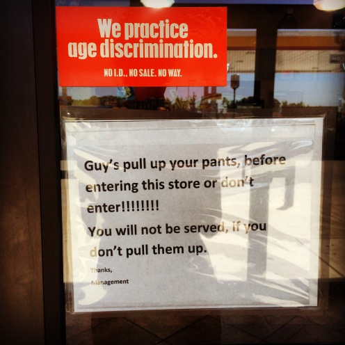 Pull up your pants