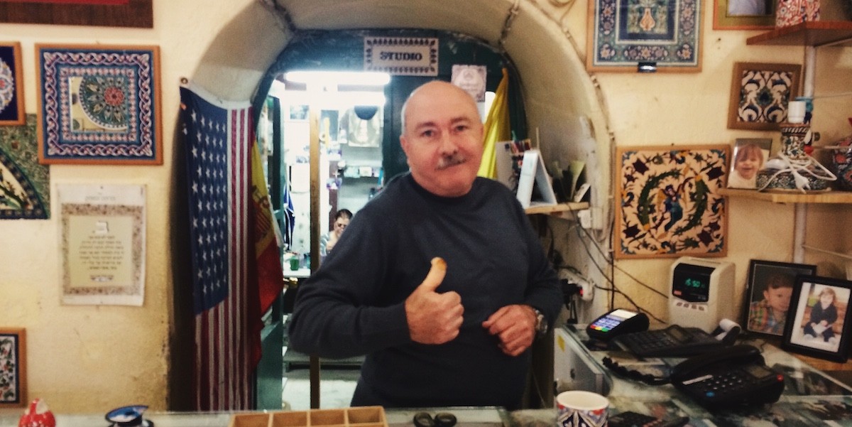 Haroud, der Keramikverkäufer